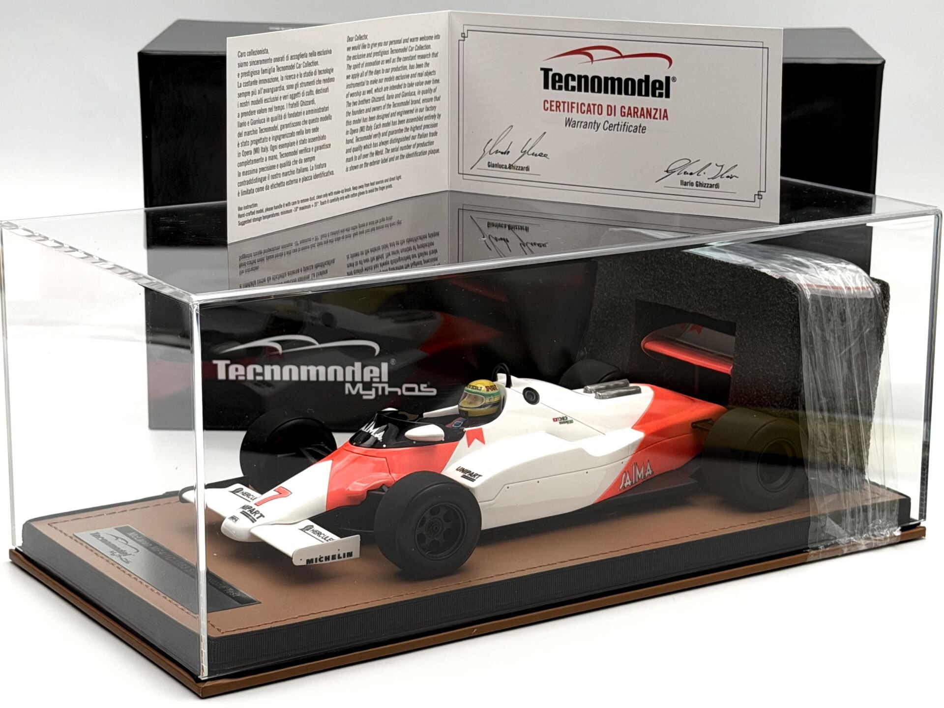 1:18 McLaren MP4/1C Ayrton Senna 1983 Silverstone - Tecnomodel