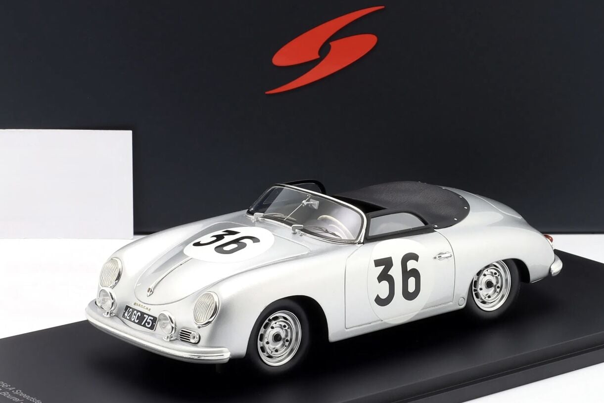 1:18 Porsche 356A Speedster 1957 Le Mans #36  - Spark