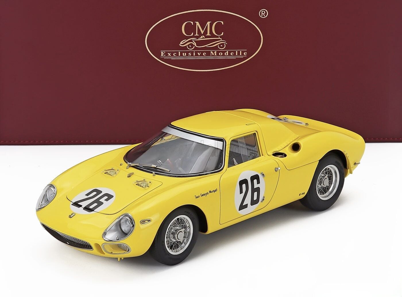 1:18 Ferrari 250 LM 1965 Le Mans Dumay/Gosselin #26 - CMC