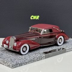 1:18 Delage D8-120 Cabriolet 1939 The Mullin Bordo -Minichamps