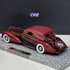 1:18 Delage D8-120 Cabriolet 1939 The Mullin Bordo -Minichamps