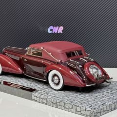1:18 Delage D8-120 Cabriolet 1939 The Mullin Bordo -Minichamps