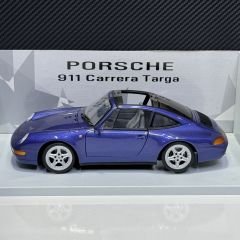 1:18 Porsche 911 Carrera 993 Targa Blue Met - UT Models