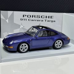 1:18 Porsche 911 Carrera 993 Targa Blue Met - UT Models