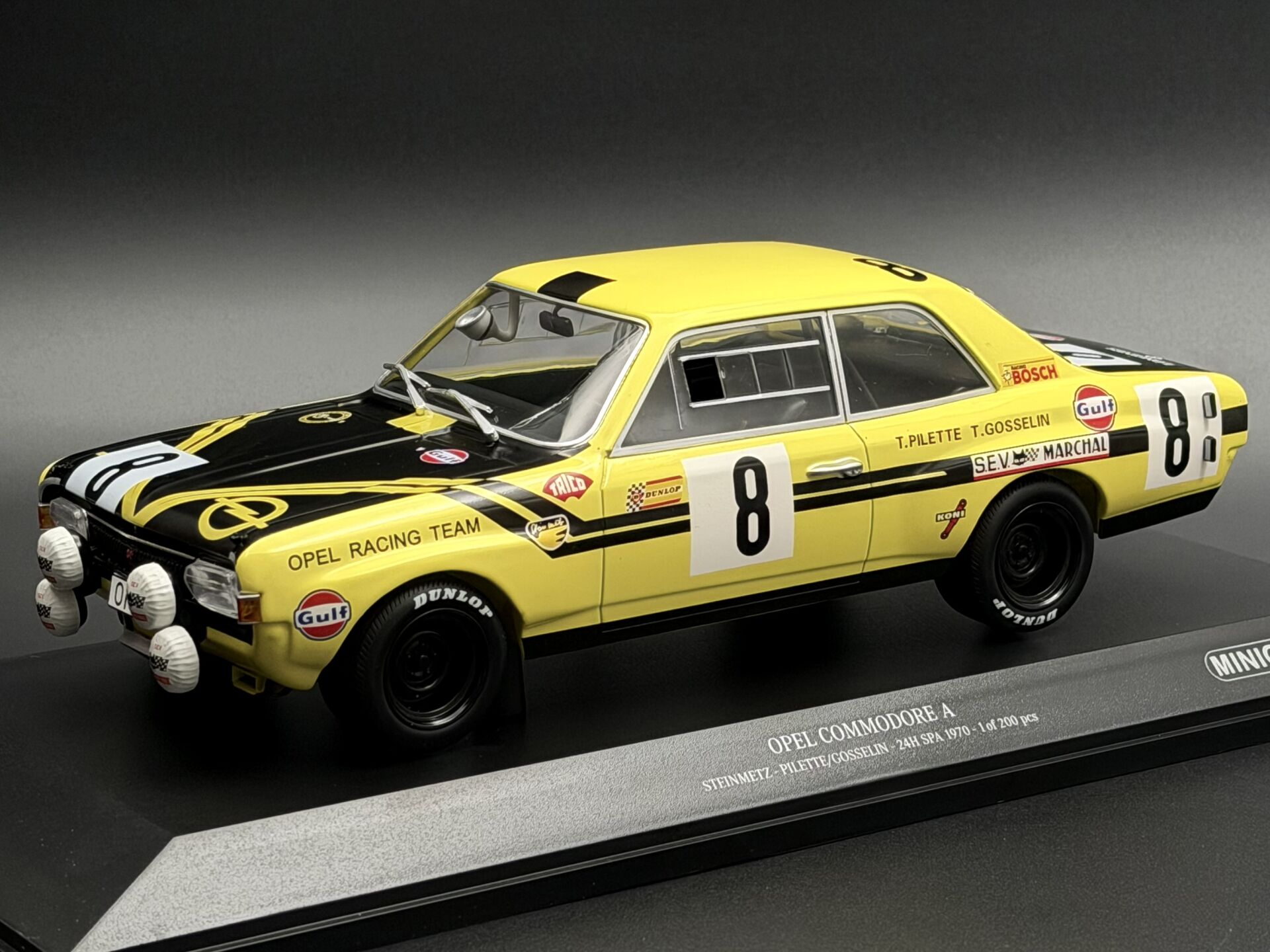 1:18 Opel Commodore 24H SPA 1970 Opel Racing Team - Minichamps