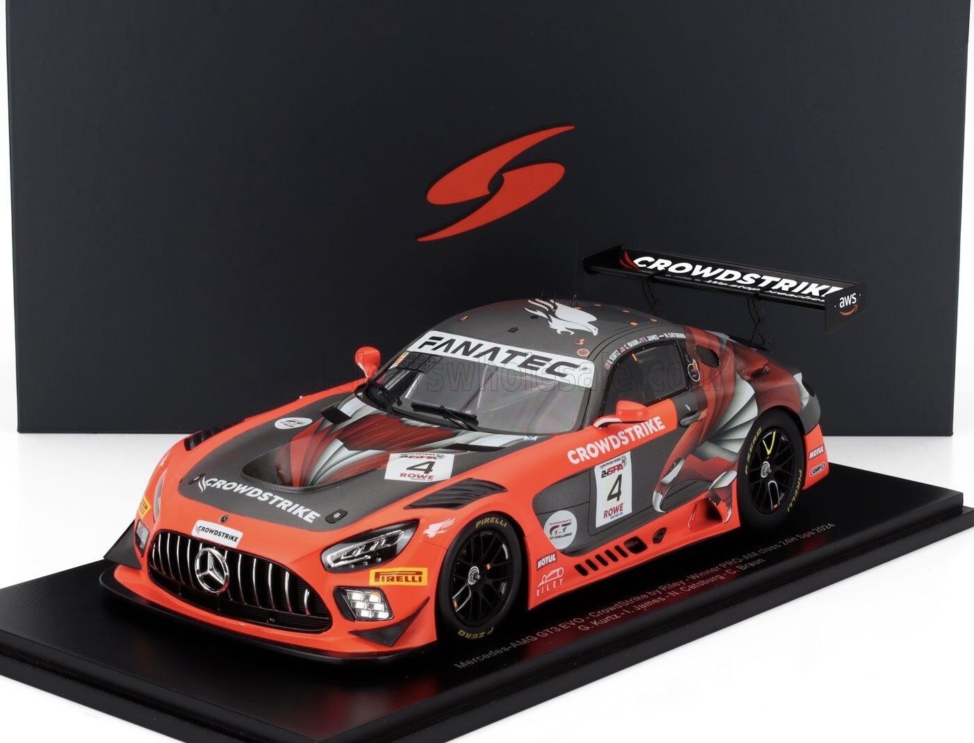 1:18 Mercedes-AMG GT3 Evo Winner 24H SPA 2024 - Spark