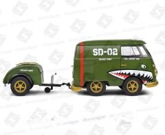 1:18 Volkswagen Kool Kombi 1950 Army Fighter - Solido