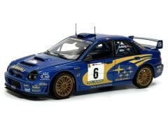 1:18 Subaru Impreza WRC 2001 Rally Portugal Solberg #6 - Autoart