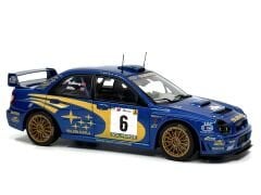 1:18 Subaru Impreza WRC 2001 Rally Portugal Solberg #6 - Autoart