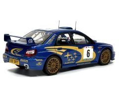 1:18 Subaru Impreza WRC 2001 Rally Portugal Solberg #6 - Autoart
