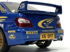 1:18 Subaru Impreza WRC 2001 Rally Portugal Solberg #6 - Autoart