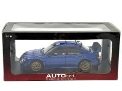 1:18 Subaru Impreza WRC 2006 Plain Body Version Blue - Autoart