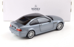 1:18 BMW M3 CSL E46 Coupe 2003 Grey Met - Norev
