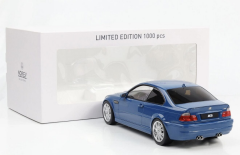 1:18 BMW M3 E46 Coupe 2000 Blue - Norev