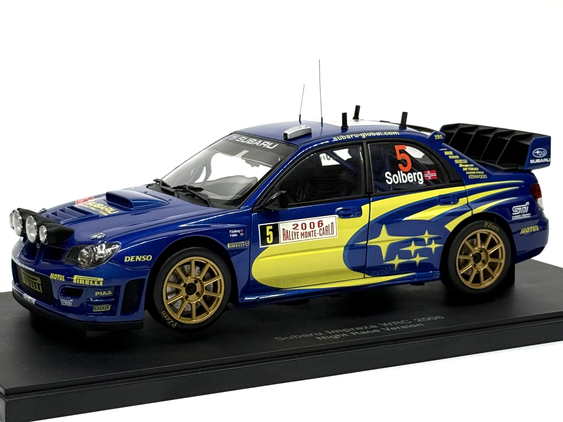 1:18 Subaru Impreza WRC 2006 Monte Carlo Night Race Version - Autoart