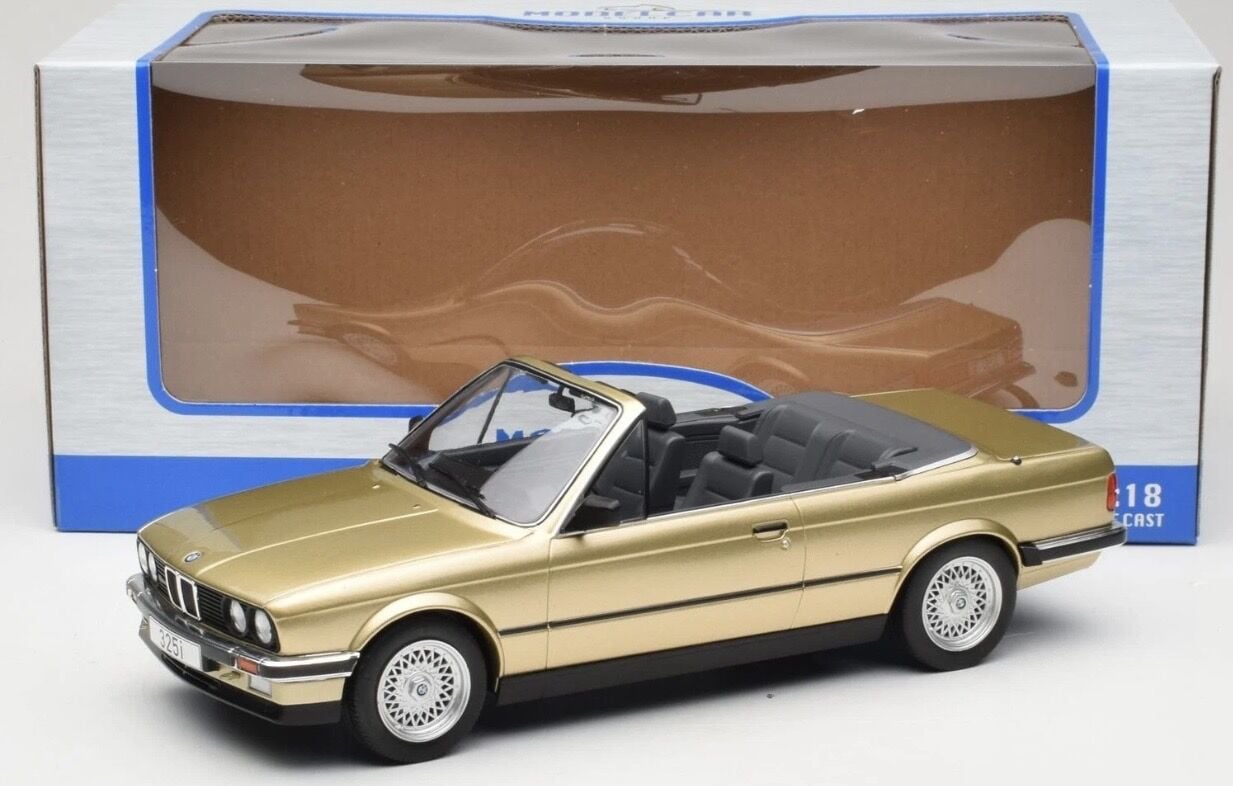 1:18 BMW 325i E30 Beige Cabriolet 1985 - MCG