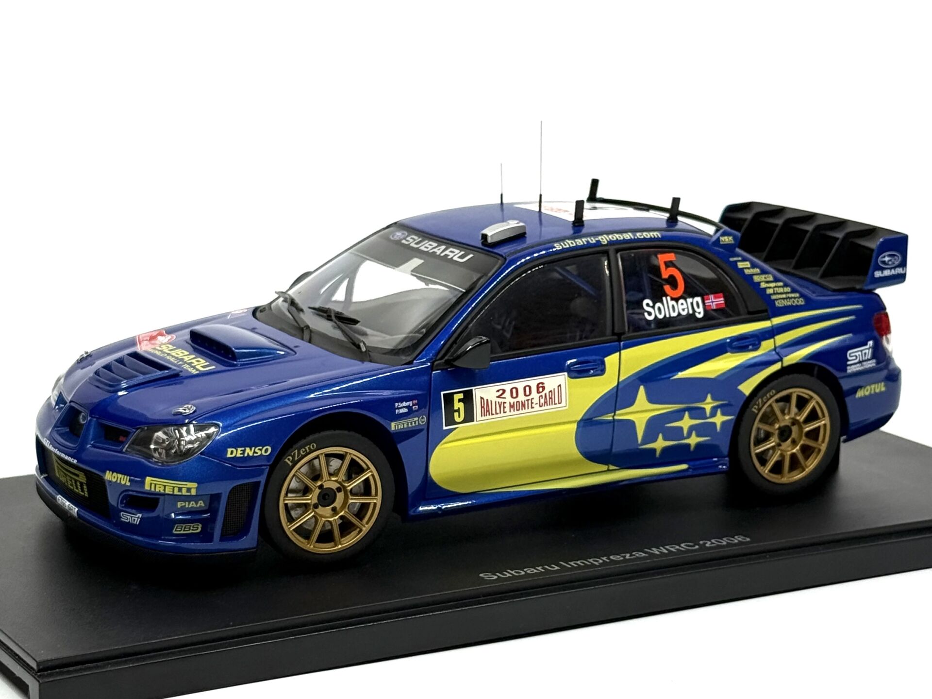 1:18 Subaru Impreza WRC 2006 Rally Monte Carlo #5 80690- Autoart