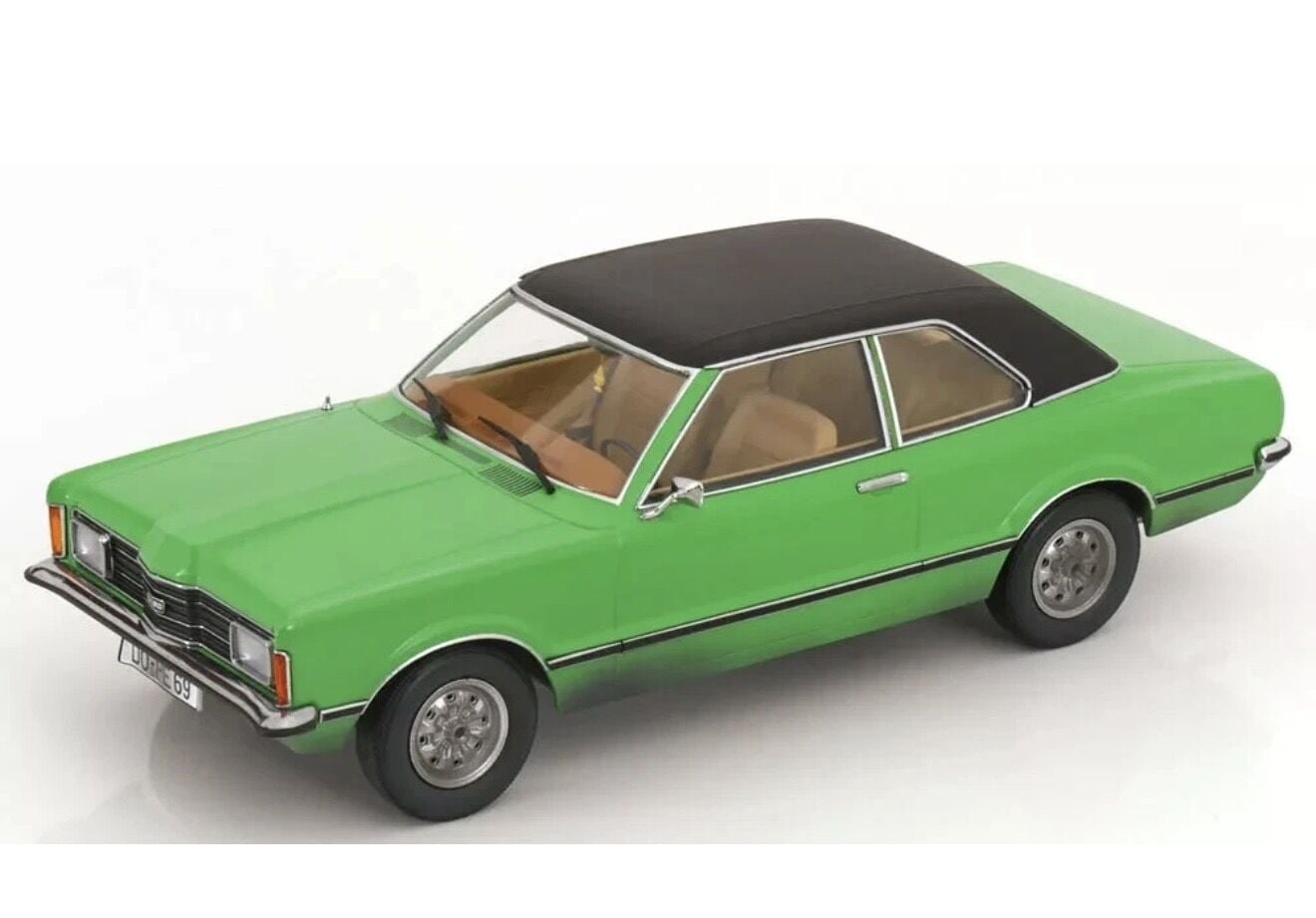 1:18 Ford Taunus GXL Coupe Dirty Version Green 1971 - KK Scale
