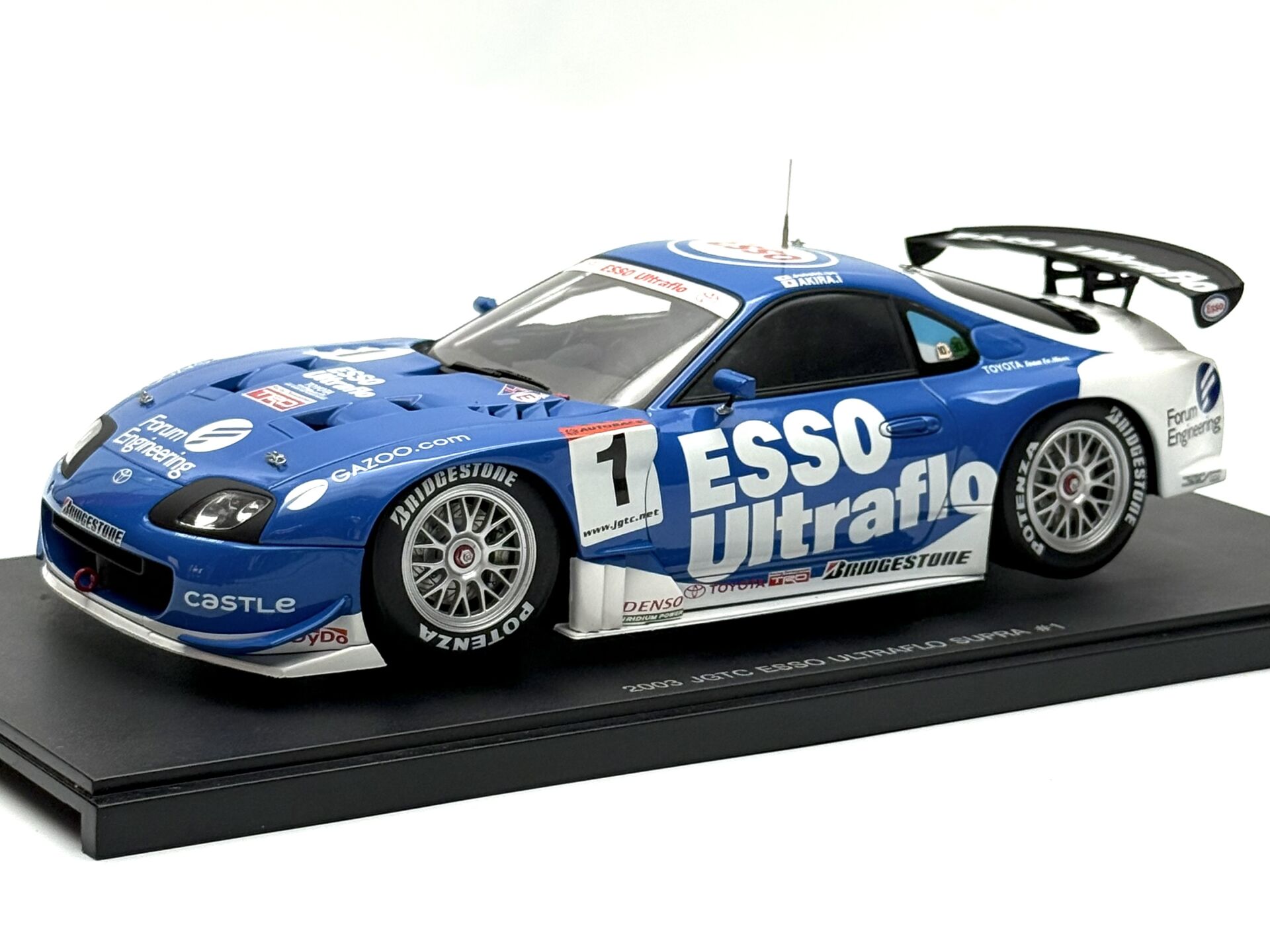 1:18 Toyota Supra Super GT JGTC 2003 ESSO #1 80315 - Autoart