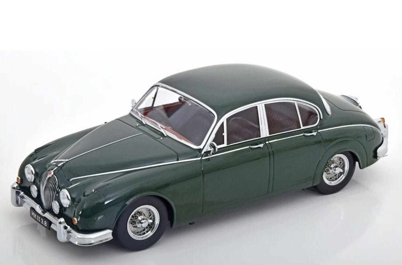 1:18 Jaguar Mk2 3.8 RHD 1959 Green - KK Scale