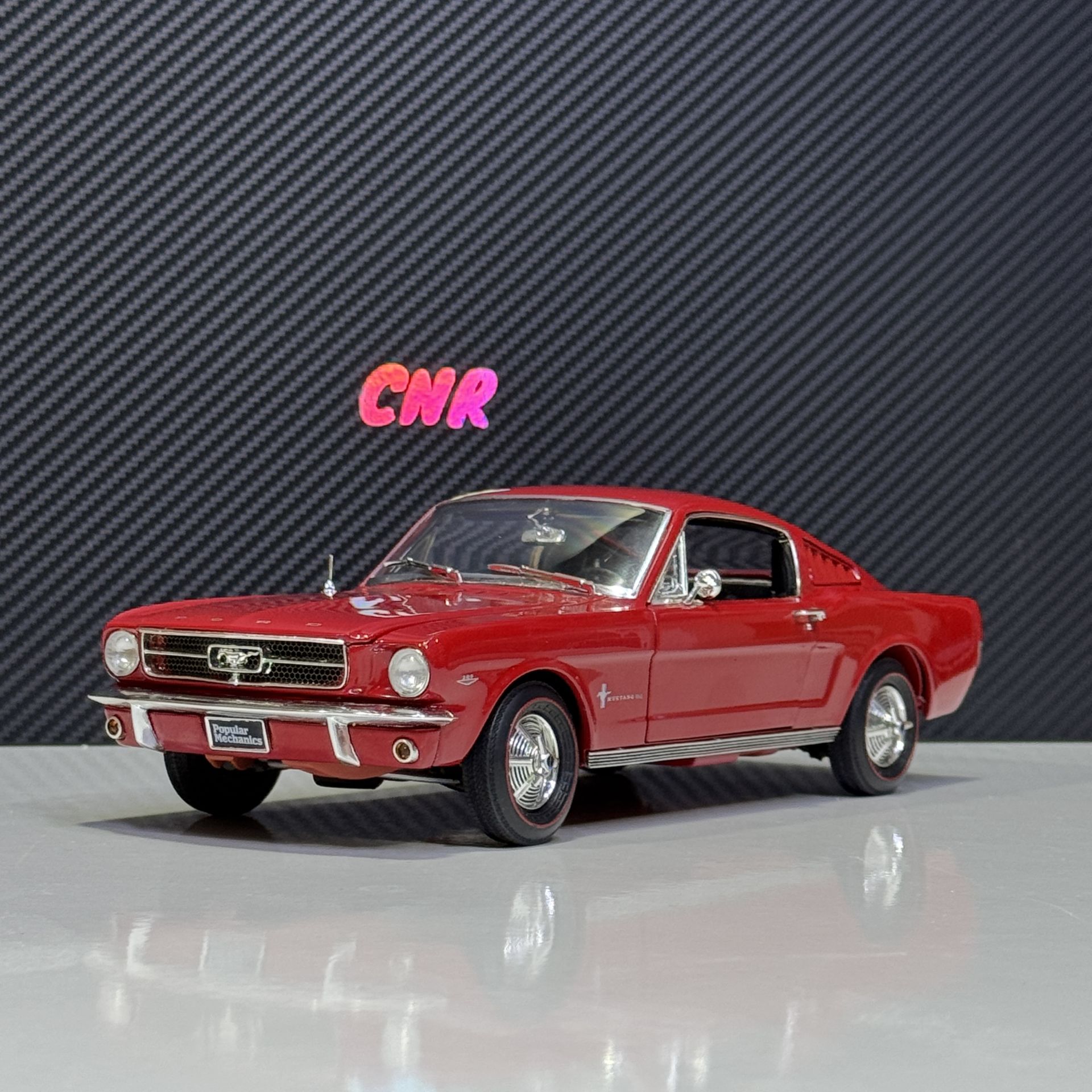 1:18 Ford Mustang 2+2 Coupe Popular Mechanics 1965 - ERTL Authentics