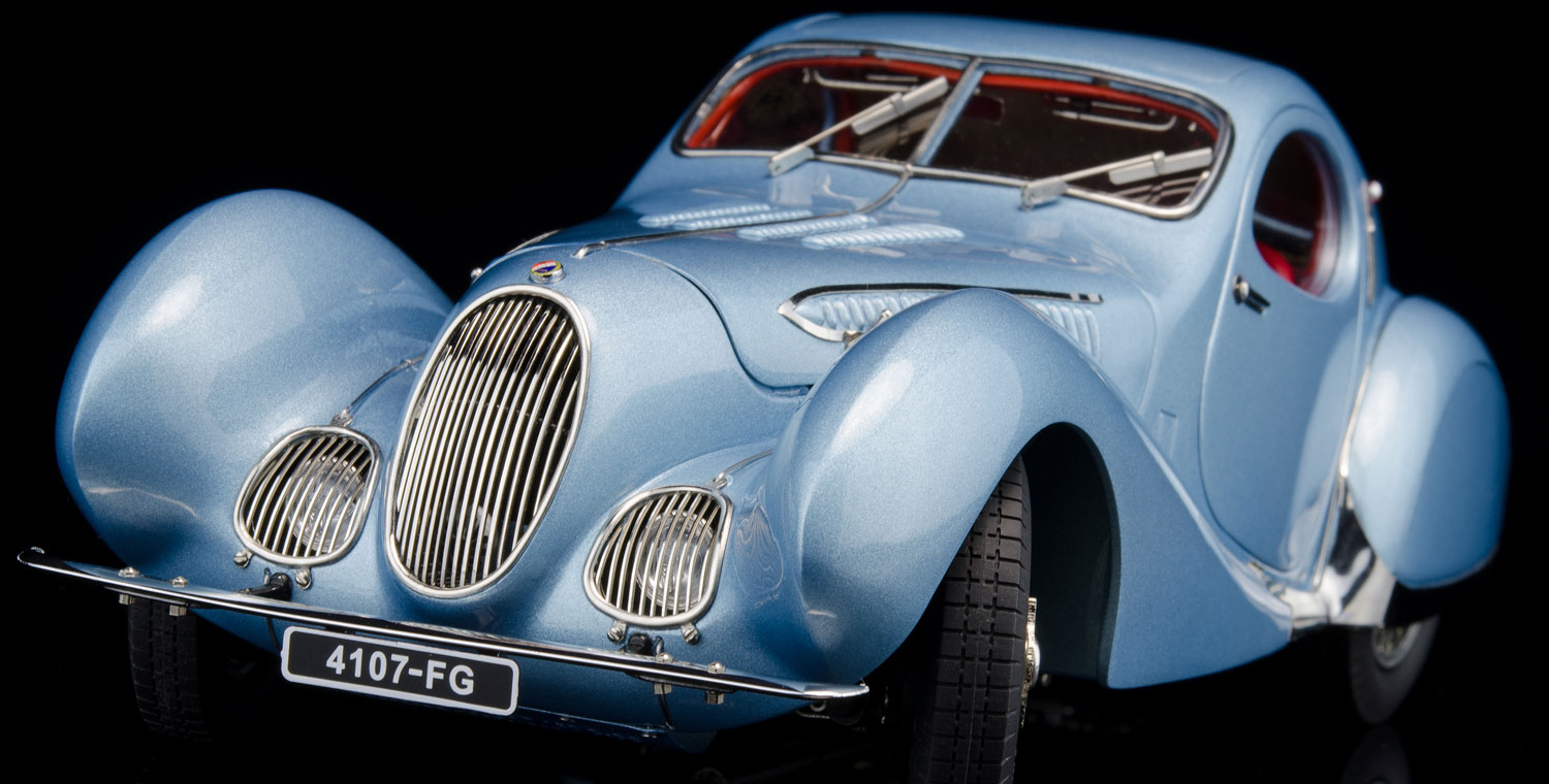 1:18 Talbot Lago Coupe T150 C-SS 1937 Light Blue Met - CMC