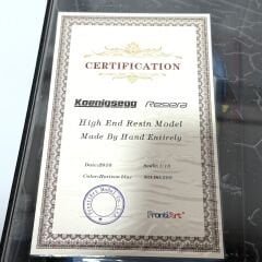 1:18 Koenigsegg Regera Open Close Açılır Horizon Blue-Fronti Art