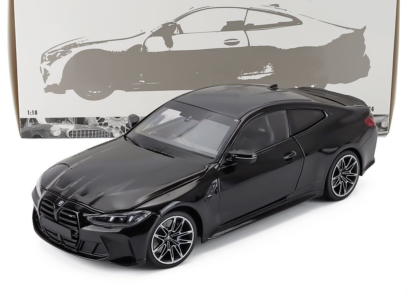 1:18 BMW M4 G82 Black Metallic 2024 - Minichamps