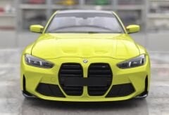 1:18 BMW M3 G80 Sao Paulo Yellow 2024 - Minichamps