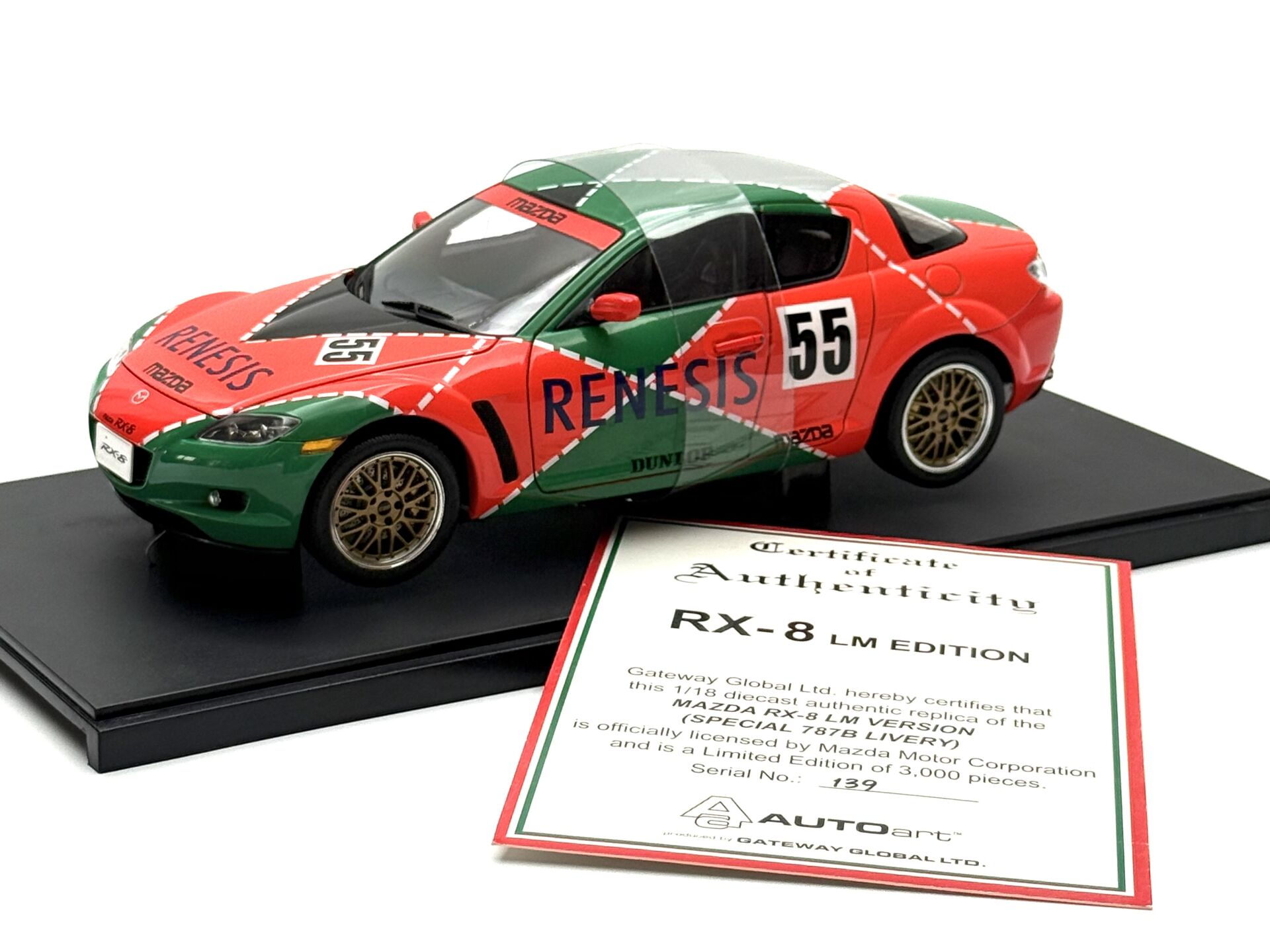 1:18 Mazda RX-8 LM Version 80443 - Autoart
