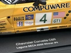 1:18 Corvette C6-R 2005 Laguna Seca Winner #4 80550 - Autoart