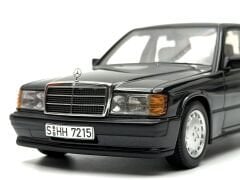 1:18 Mercedes-Benz 190E 2.3-16V 1986 Blue Black W201 - Autoart