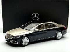 1:18 Mercedes-Maybach S Class S650 X222 Silver Blue - Norev