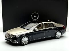 1:18 Mercedes-Maybach S Class S650 X222 Silver Blue - Norev