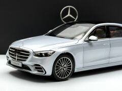 1:18 Mercedes-Benz S Class W223 AMG Line High Tech Silver - Norev