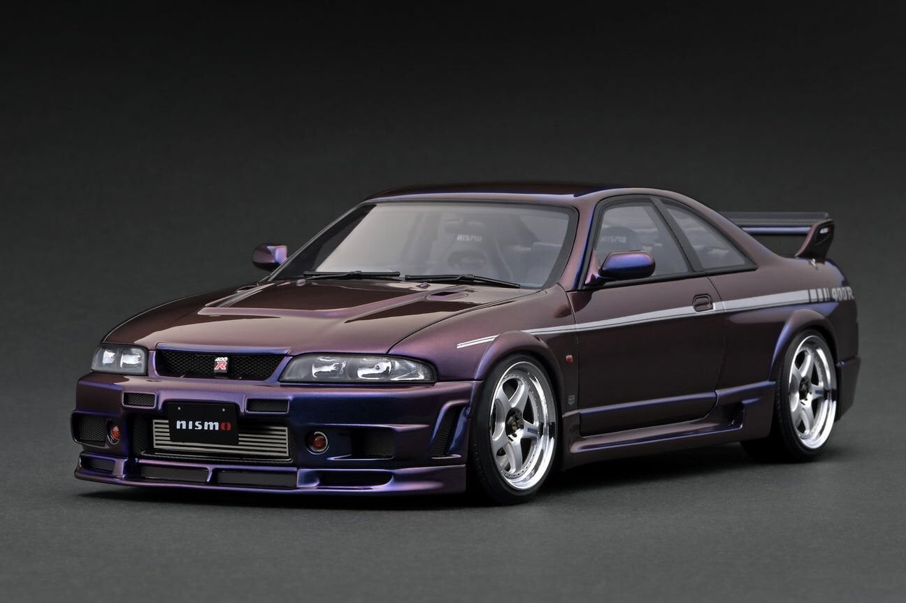 1:18 Nissan Skyline R33 Nismo 400R Purple Met - Ignition Model