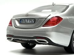 1:18 Mercedes-Benz S Class W222 Facelift MOPF Silver - Norev Dealer