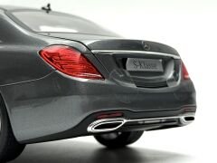 1:18 Mercedes-Benz S Class W222 Facelift MOPF Selenite Grey -Norev Dealer