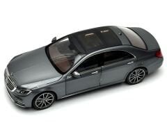 1:18 Mercedes-Benz S Class W222 Facelift MOPF Selenite Grey -Norev Dealer