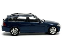 1:18 BMW 330i Touring E91 Blue  - Kyosho