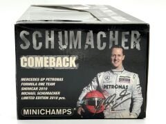 1:18 Mercedes GP Petronas Schumacher Comeback 2010 - Minichamps