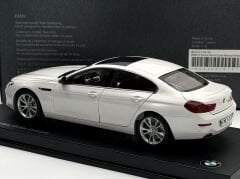 1:18 BMW 650i Gran Coupe F06 Mineral White 2012 - Paragon Model