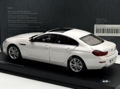 1:18 BMW 650i Gran Coupe F06 Mineral White 2012 - Paragon Model