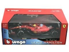 1:18 Ferrari SF23 Lewis Hamilton First Ferrari Lap #44 - Burago