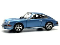 1:18 Porsche 911 S 2.4 Coupe Blue Met 1973 - Schuco
