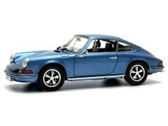 1:18 Porsche 911 S 2.4 Coupe Blue Met 1973 - Schuco