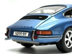 1:18 Porsche 911 S 2.4 Coupe Blue Met 1973 - Schuco