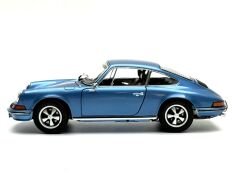 1:18 Porsche 911 S 2.4 Coupe Blue Met 1973 - Schuco