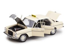 1:18 Mercedes-Benz 200 W115 Taxi Light Ivory 1968 - Norev