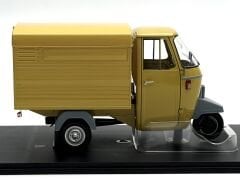 1:18 Ape Piaggio P501 Van Closed Yellow Triportör - Mitica